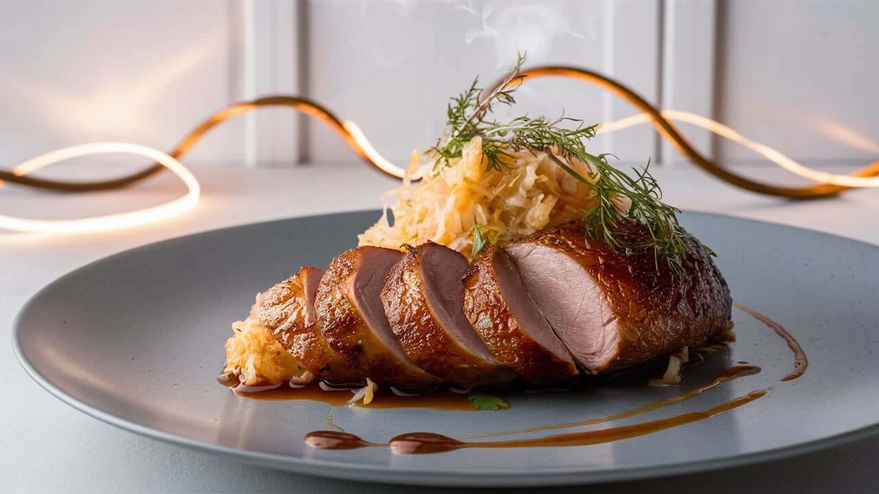 Duck Breast with Sauerkraut: A Flavorful Gourmet Dish