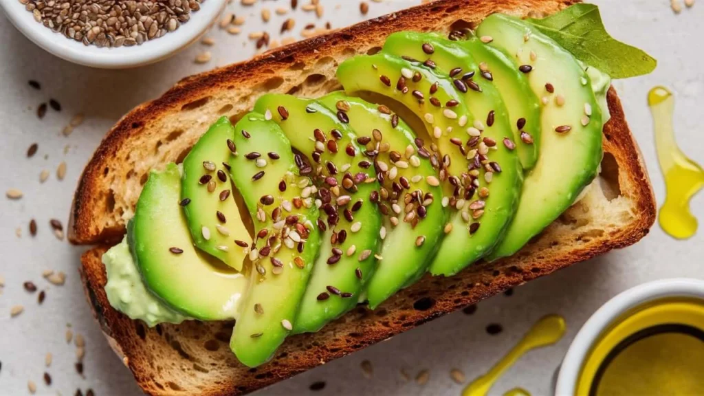 Avocado Toast with Textural Toppings