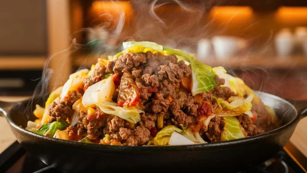 Hearty Hamburger Cabbage Dinner