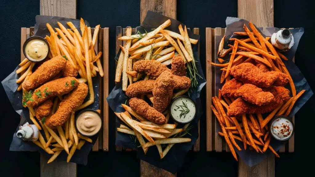 Three Delicious Chicken Tenders and Fries Recipes: Fried, Baked, and Air-Fried